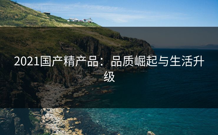 2021国产精产品：品质崛起与生活升级